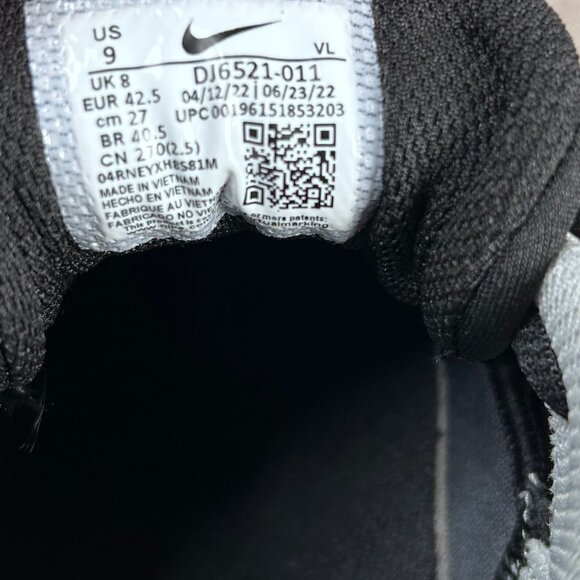 Nike Alpha Huarache Elite 4 Metal Baseball Cleats Men's 9 Black DJ6521-011 - Picture 13 of 13